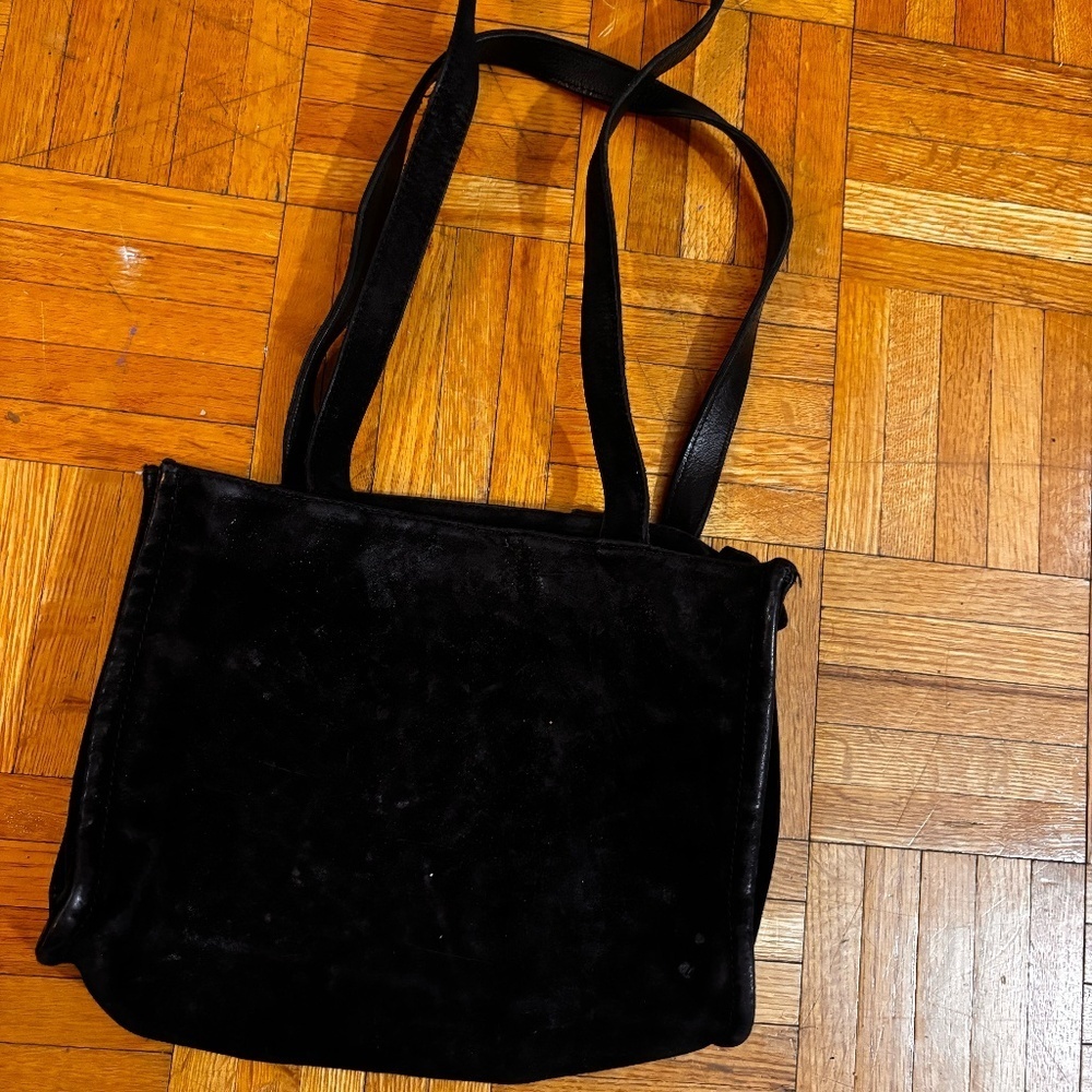 Vintage suede 90s Roots bag +accepting offers